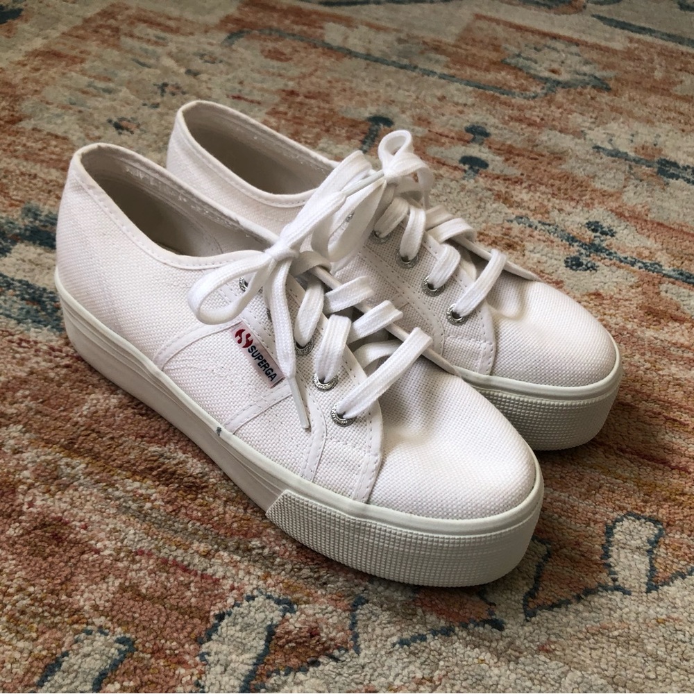 Superga 2790 platform canvas sneaker